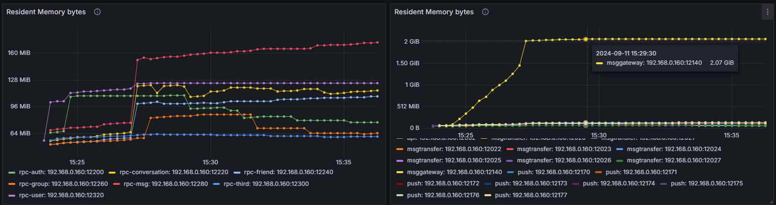 Physical memory usage